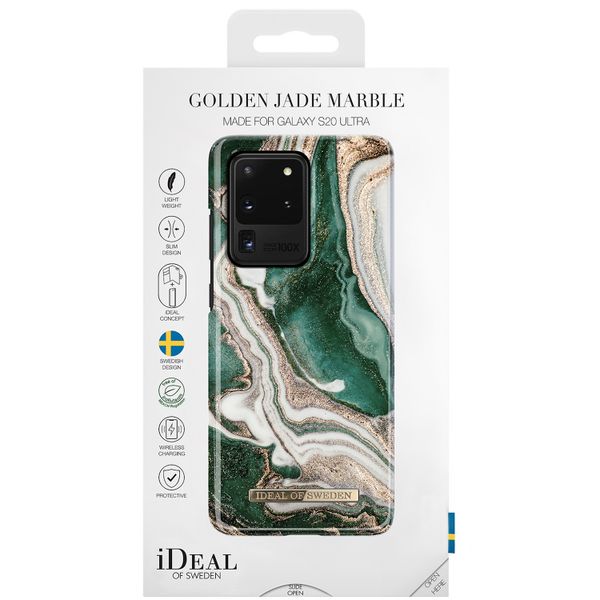 iDeal of Sweden Golden Jade Marble Fashion Back Case Galaxy S20 Ultra