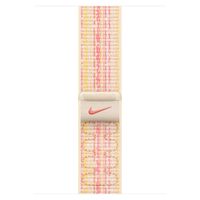 Apple Nike Sport Loop Band für die Apple Watch Series 1 bis 10 / SE / Ultra (2) (44/45/46/49 mm) - Starlight/Pink