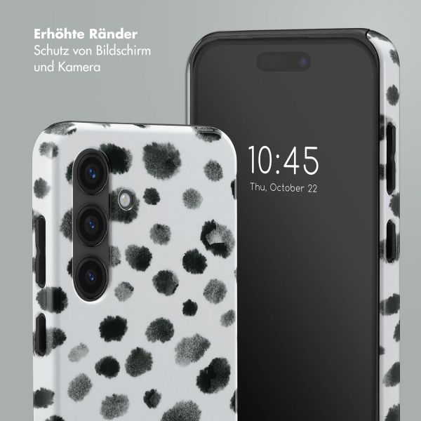 Selencia Vivid Tough Back Cover für das Samsung Galaxy S24 Plus  - Trendy Leopard