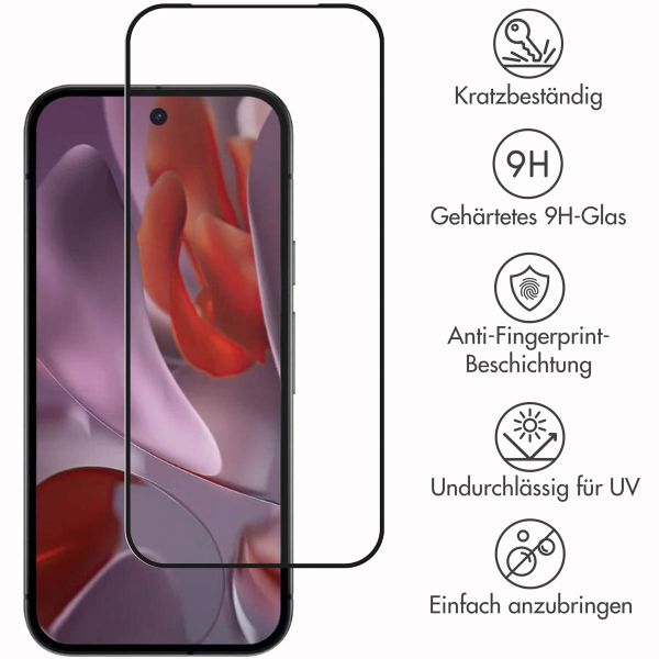 Accezz Full Cover Screen Protector aus gehärtetem Glas Google Pixel 9A