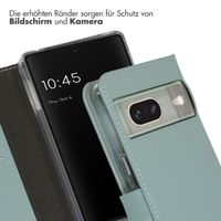 Selencia Echtleder Klapphülle Google Pixel 7 - Hellblau