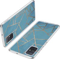 imoshion Design Hülle Samsung Galaxy A71 - Blue Graphic
