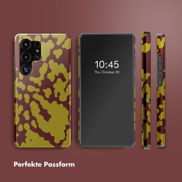 Selencia Vivid Back Cover Samsung Galaxy S25 Ultra - Moo'd Olive Dust