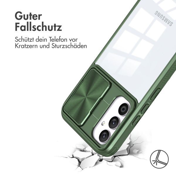 imoshion Back Cover mit Kameraschieber Samsung Galaxy A34 (5G) - Dunkelgrün