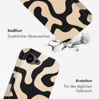 Selencia Vivid Rückabdeckung mit MagSafe Apple iPhone 16e - Art Wave Black