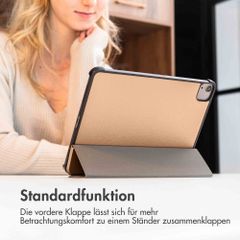 imoshion Trifold Klapphülle für das iPad Pro 11 (2018/2020/2021/2022) - Gold