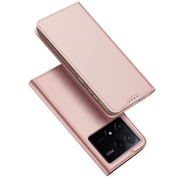 Dux Ducis Slim TPU Klapphülle für das Xiaomi Poco X6 Pro - Rose Gold