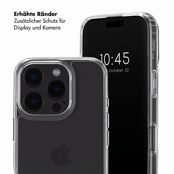 Transparentes Backcover mit abnehmbaren Haken für das Apple iPhone 16 Pro Max + Lova Handgelenkband - Tortoise Leopard