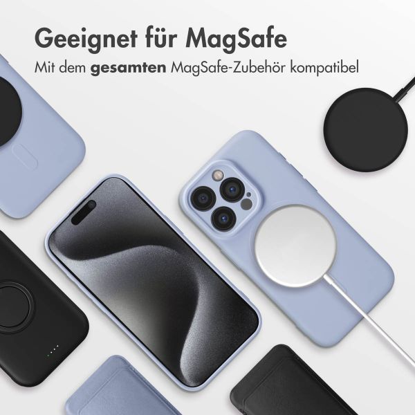 imoshion Color Back Cover mit MagSafe Apple iPhone 15 Pro - Lila