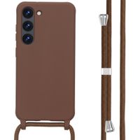 imoshion SilikonHülle mit Band Samsung Galaxy S23 - Braun