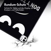 imoshion Design Trifold Klaphülle Apple iPad Pro 11 (2024) M4 - Don't touch