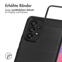 imoshion Brushed Back Cover für das Samsung Galaxy A53 - Schwarz