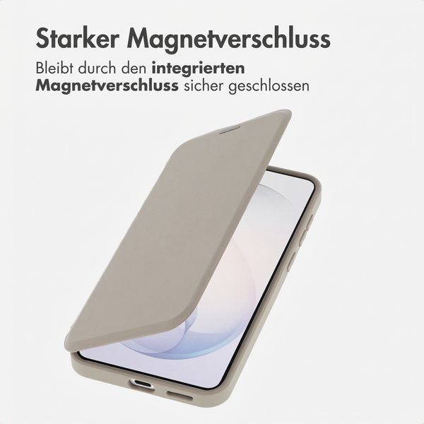 imoshion Transparente Bookcase mit MagSafe Samsung Galaxy S26 - Beige