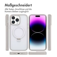 Accezz Ring Stand Backcover mit MagSafe für das Apple iPhone 14 Pro Max - Grey