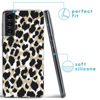 imoshion Design Hülle für das Samsung Galaxy S21 Plus - Leopard / Schwarz