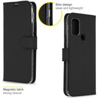 Accezz Wallet TPU Klapphülle Motorola Moto G30 / G20 / G10 (Power) - Schwarz