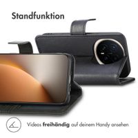 imoshion Luxuriöse Klapphülle Honor Magic8 Pro - Schwarz