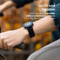imoshion Sport-Silikonarmband mit Schnalle - Universelle 22 mm Anschluss - Schwarz