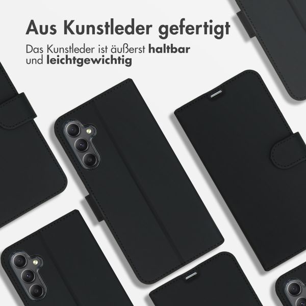 Accezz Wallet TPU Klapphülle Samsung Galaxy A15 (5G/4G) - Schwarz