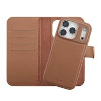 Selencia Olyn Abnehmbare Bookcase mit MagSafe Apple iPhone 17 Pro - Braun