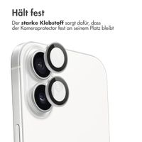 imoshion 2er-Pack Objektivschutz für Kamera für das Apple iPhone 16 / 16 Plus - Weiß