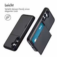 imoshion Backcover mit Kartenfach Samsung Galaxy S25 Plus - Schwarz