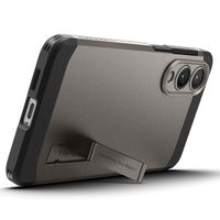 Spigen Tough Armor Backcover MagSafe Samsung Galaxy S25 Edge - Gunmetal