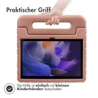 imoshion Schutzhülle mit Handgriff kindersicher für das Samsung Galaxy Tab A8 - Dusty Pink