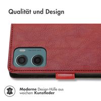 imoshion Luxuriöse Klapphülle Motorola Moto G05 / E15 - Rot