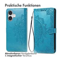 imoshion Mandala Klapphülle Apple iPhone 17 - Türkis