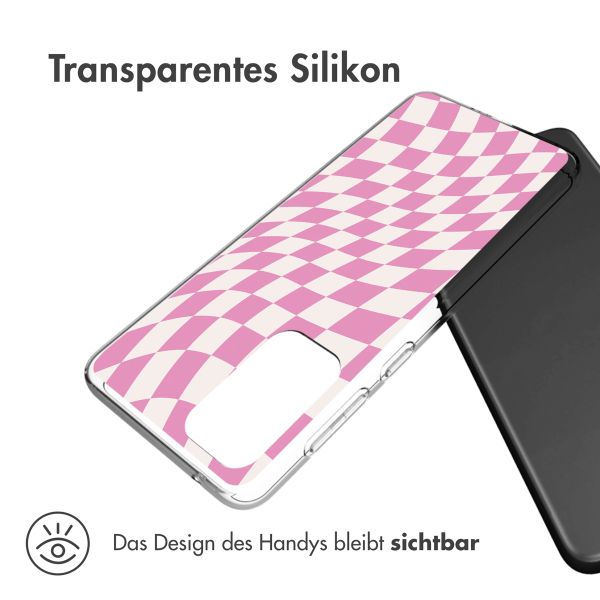 imoshion Design Hülle für das Samsung Galaxy A33 - Retro Pink Check