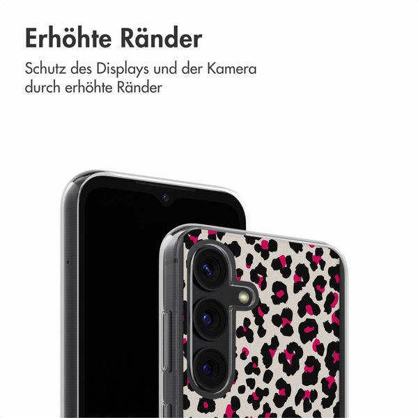 imoshion Design Hülle Samsung Galaxy A14 (5G) - Leopard Pink