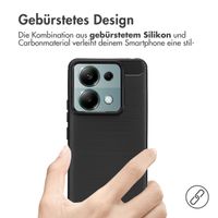 imoshion Brushed Back Cover für das Xiaomi Redmi Note 13 Pro (5G) / Poco X6 - Schwarz