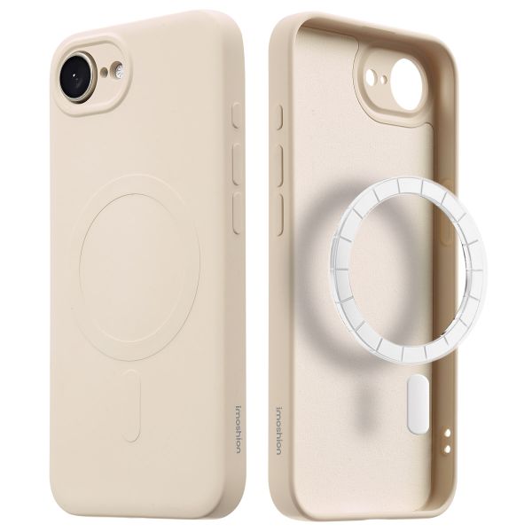 imoshion Color Back Cover mit MagSafe iPhone 16e - Beige