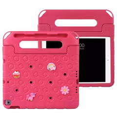 imoshion Kindersichere Schutzhülle mit abnehmbaren Ansteckern Apple iPad 9 (2021) 10.2 Zoll / iPad 8 (2020) 10.2 Zoll / iPad 7 (2019) 10.2 Zoll - Rosa