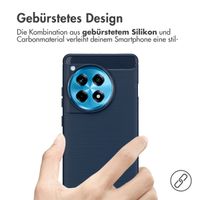 imoshion Brushed Back Cover OnePlus 12R - Dunkelblau