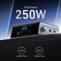 Anker Prime Charger 250 Watt GaNPrime | Dockingstation mit 6 Ports