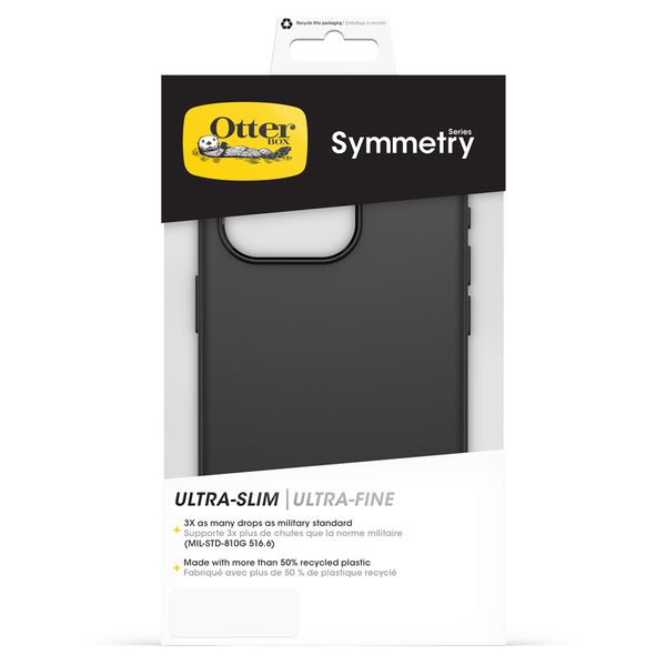 OtterBox Symmetry Case für das iPhone 15 Pro - Schwarz