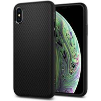 Spigen Liquid Air™ Backcover Apple iPhone X / Xs - Schwarz