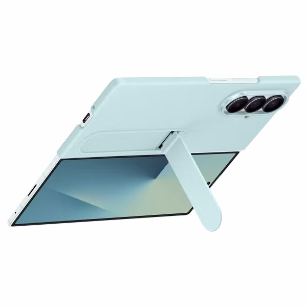 Samsung Silikonhülle mit Ständer Samsung Galaxy Z Fold 7 - Mint
