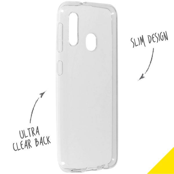 Accezz Clear TPU Backcover Samsung Galaxy A20e - Transparent