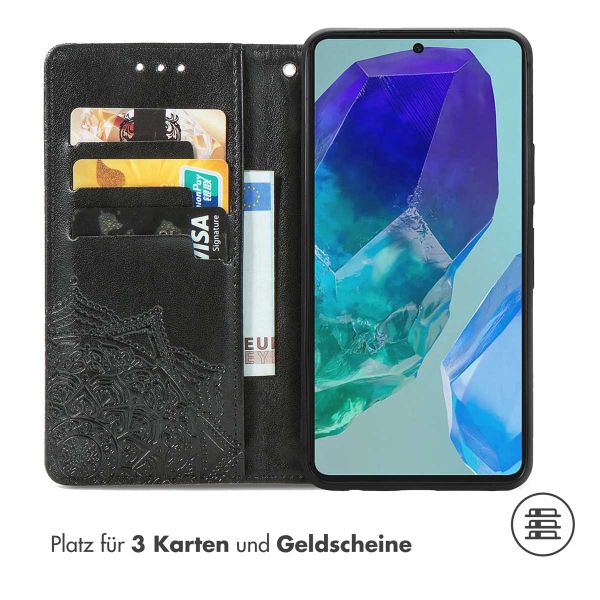 imoshion Mandala Klapphülle Samsung Galaxy S24 FE - Schwarz