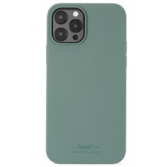 Holdit Silicone Case Apple iPhone 12 (Pro) - Moss Green