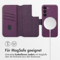 Accezz 2-in-1 Klapphülle aus Leder mit MagSafe Samsung Galaxy S23 - Heath Purple