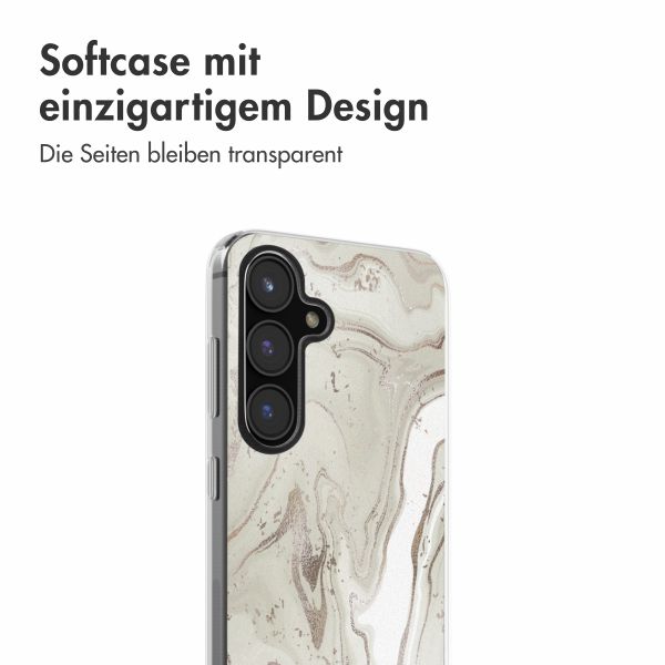 imoshion  Design Hülle für das Samsung Galaxy S24 FE - Sandy Marble