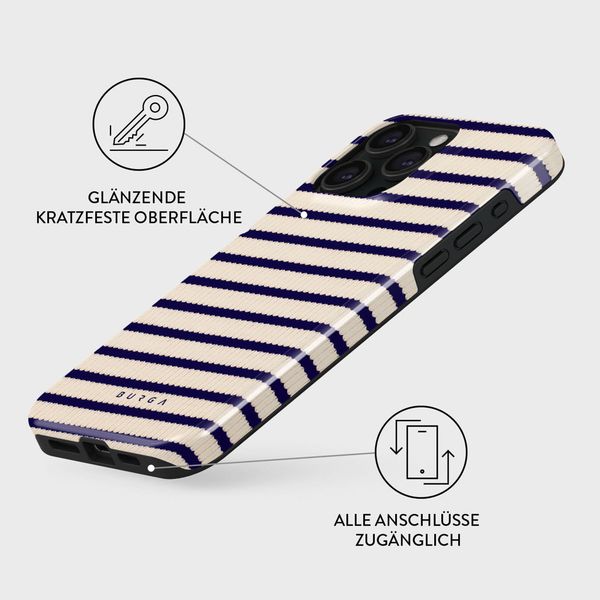 Burga Tough Back Cover für das iPhone 15 Pro - Old Money