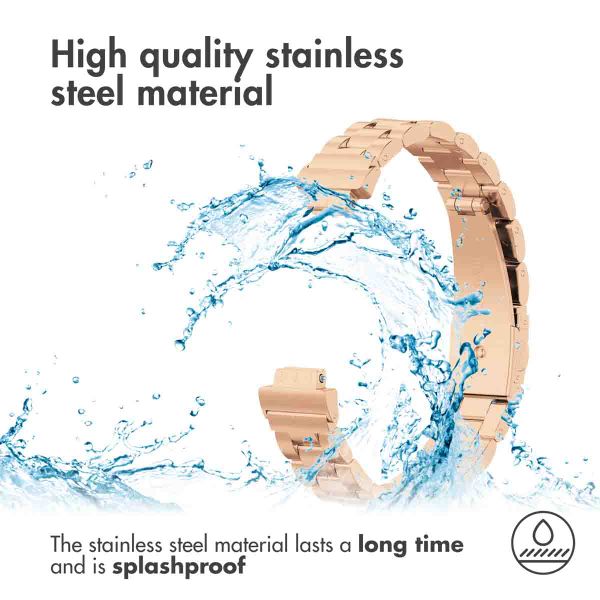 imoshion Edelstahlarmband für das Fitbit Inspire 2 / HR / ACE2 / ACE3 - Rose Gold