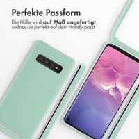 imoshion SilikonHülle mit Band Samsung Galaxy S10 - Mintgrün