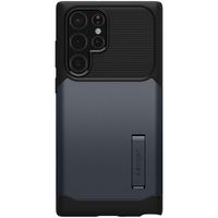 Spigen Slim Armor™ Case für das Samsung Galaxy S22 Ultra - Metal Slate