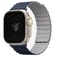 Uniq Revix doppelseitiges Armband für die Apple Watch Series 1 bis 10 / SE / Ultra (2) (44/45/46/49 mm) - Storm Blue / Chalk Grey